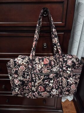 Vera Bradley Quilted Floral Largw Weekender Tote Bag - Retired Pattern
